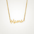 Collar Mamá fino dorado