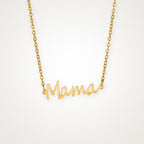 Collar Mamá fino dorado