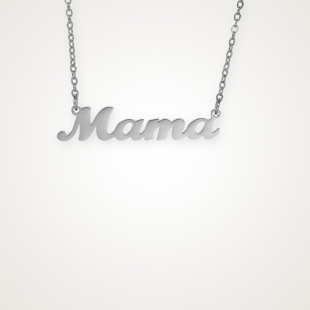 Collar Mamá plateado