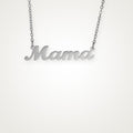 Collar Mamá plateado