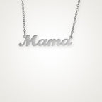 Collar Mamá plateado