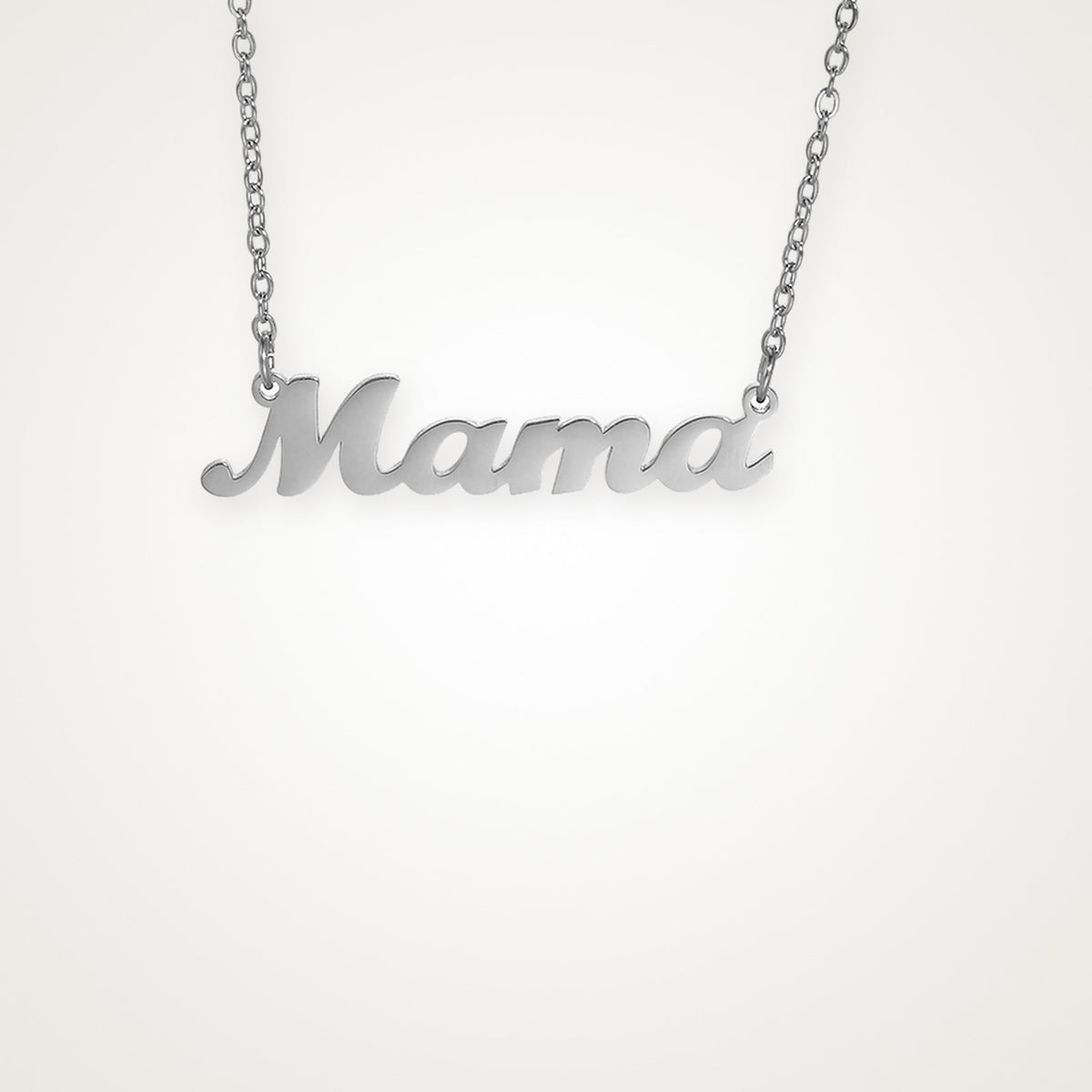 Collar Mamá plateado