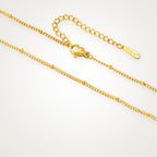 Collar Satélite dorado para charms