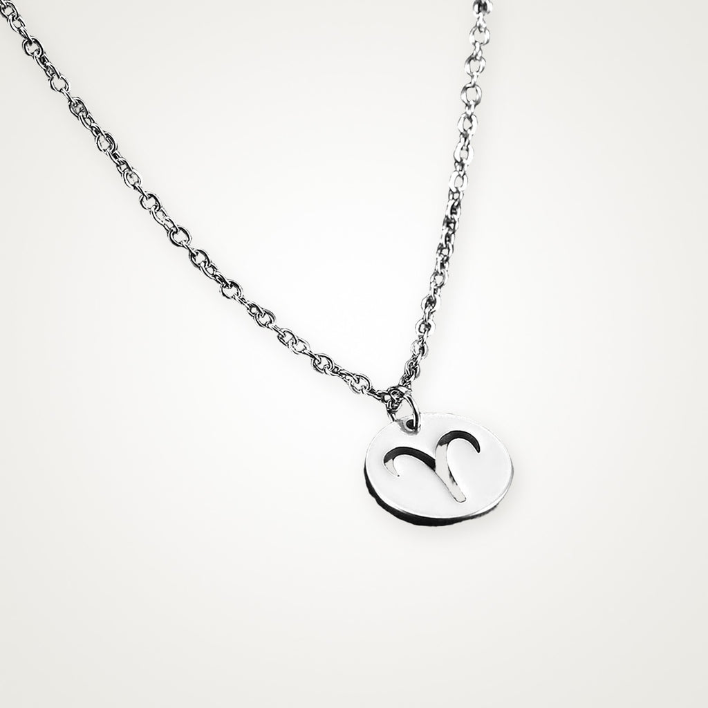 Collar Signo zodiacal plateado