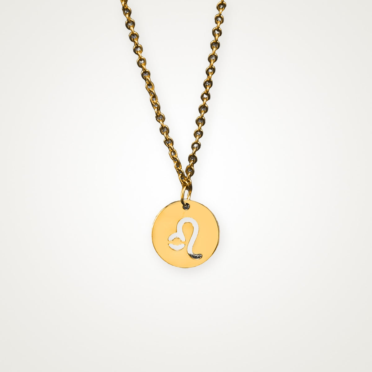 Collar Signo zodiacal dorado Leo