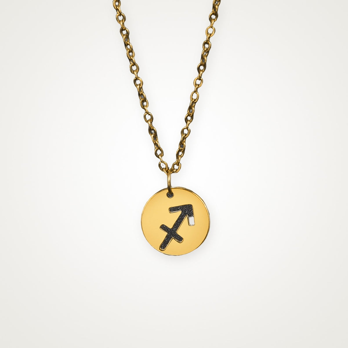 Collar Signo zodiacal dorado Sagitario