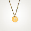 Collar Signo zodiacal dorado