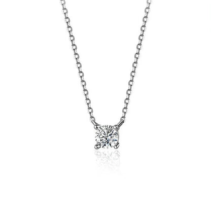 Collar Solitario de Cuatro Garras