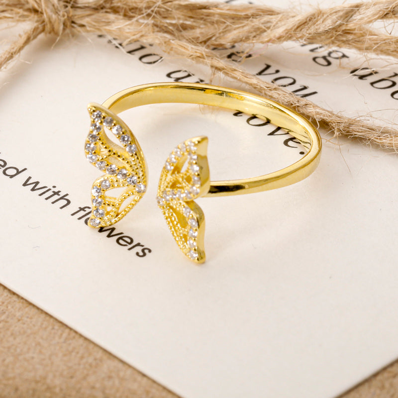 Anillo Mariposa Abierto