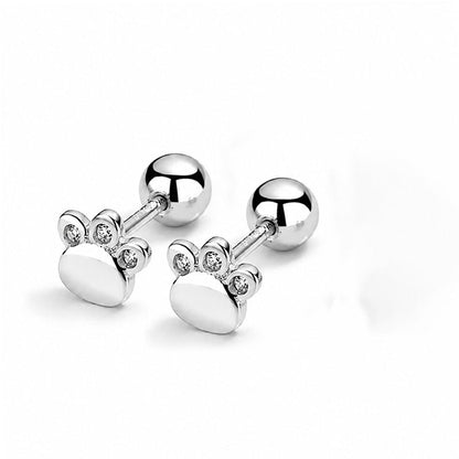 Aretes Flor o Engaste de Garras