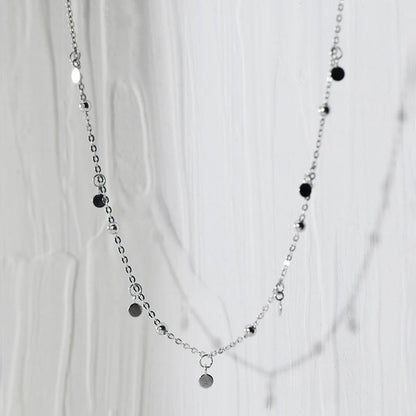 Collar Choker con Bolitas Colgantes