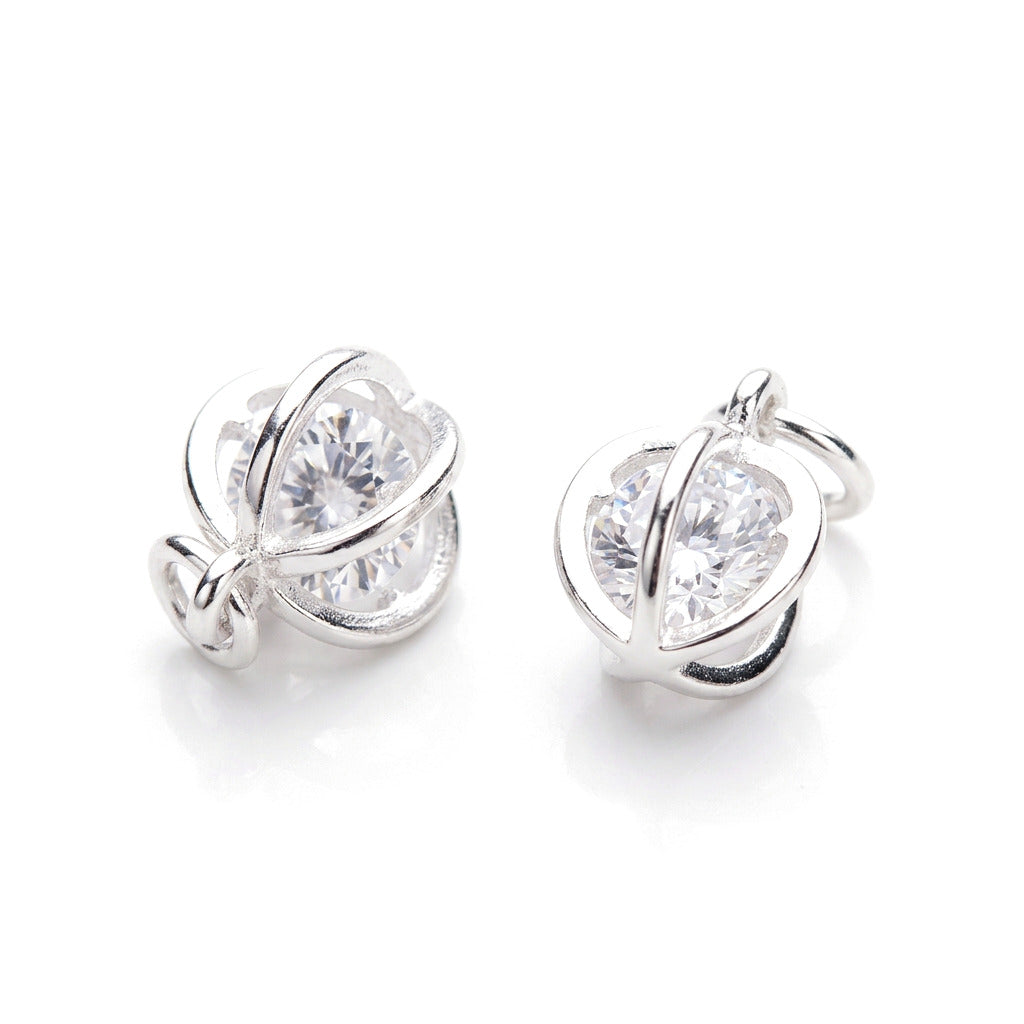 Dije Esfera Calada con Zirconias