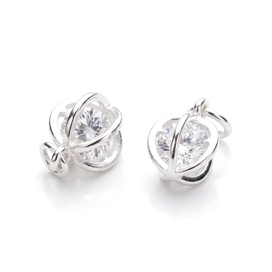 Dije Esfera Calada con Zirconias