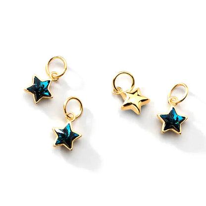 Dije Estrella con Zirconia Azul