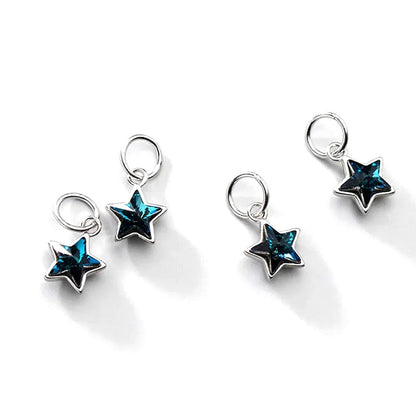 Dije Estrella con Zirconia Azul