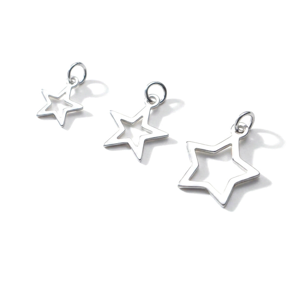 Dije Estrella en Tres Tamaños