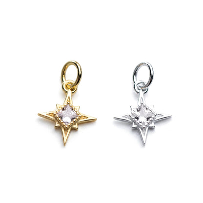 Dije Estrella Polar con Zirconia