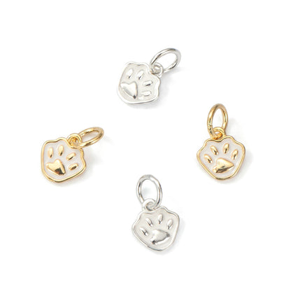 Dije Huellitas de Perrito Esmaltadas