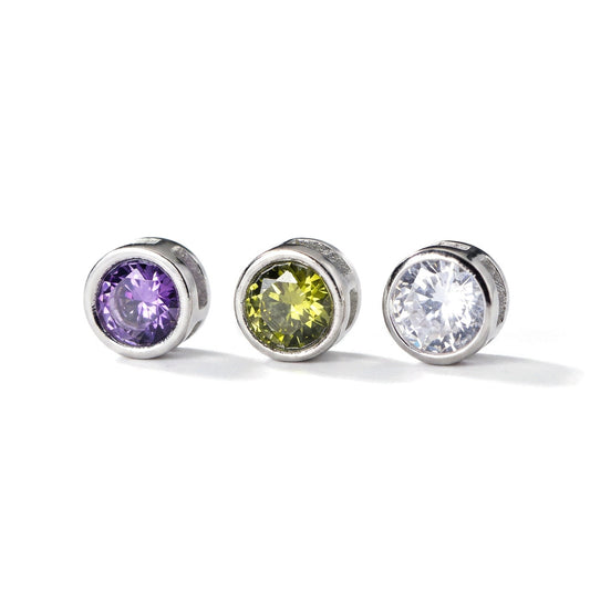 Dije Redondo Blanco, Verde o Morado