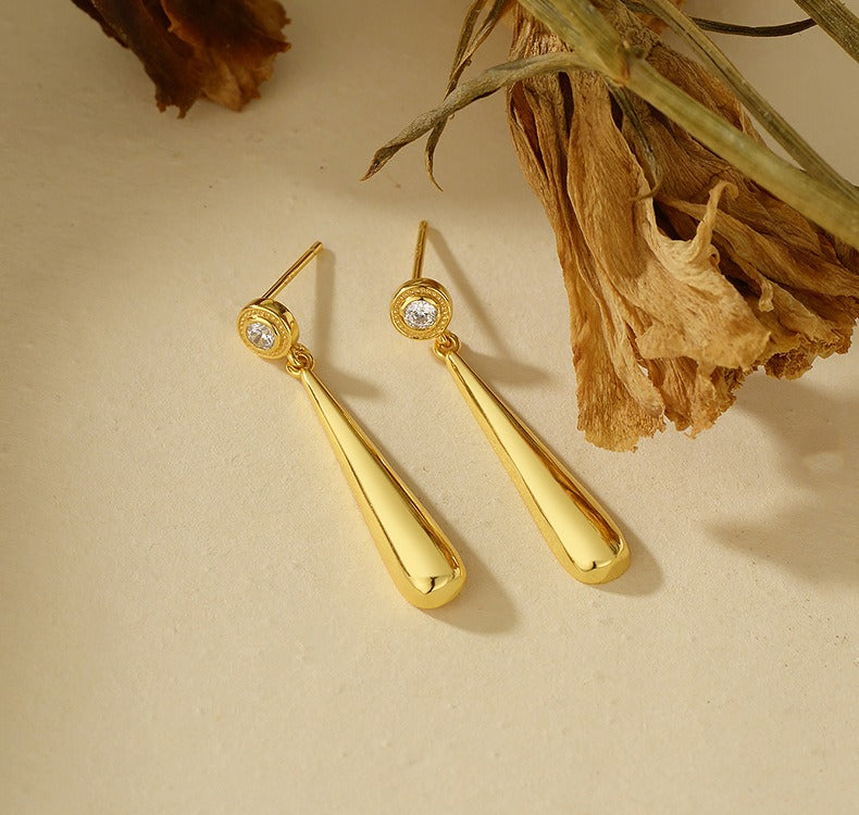Aretes Largos de Gota