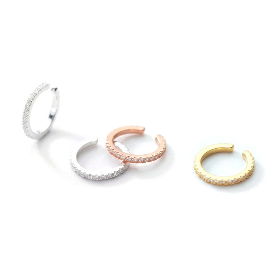 Ear Cuff con Zirconias Brillantes
