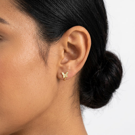 Ear Cuff Mariposa Brillante