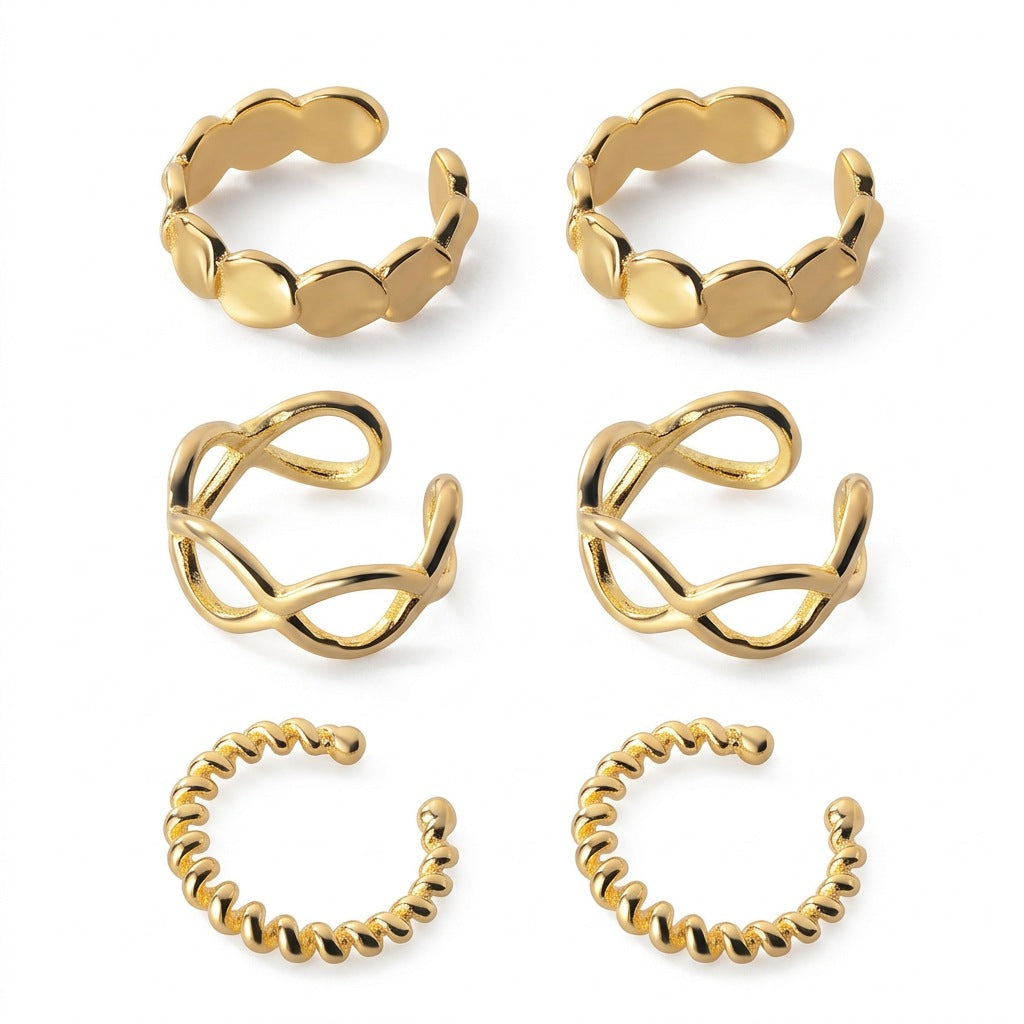 Ear cuff Trenzado Cruzado