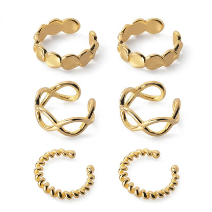 Ear cuff Trenzado Cruzado
