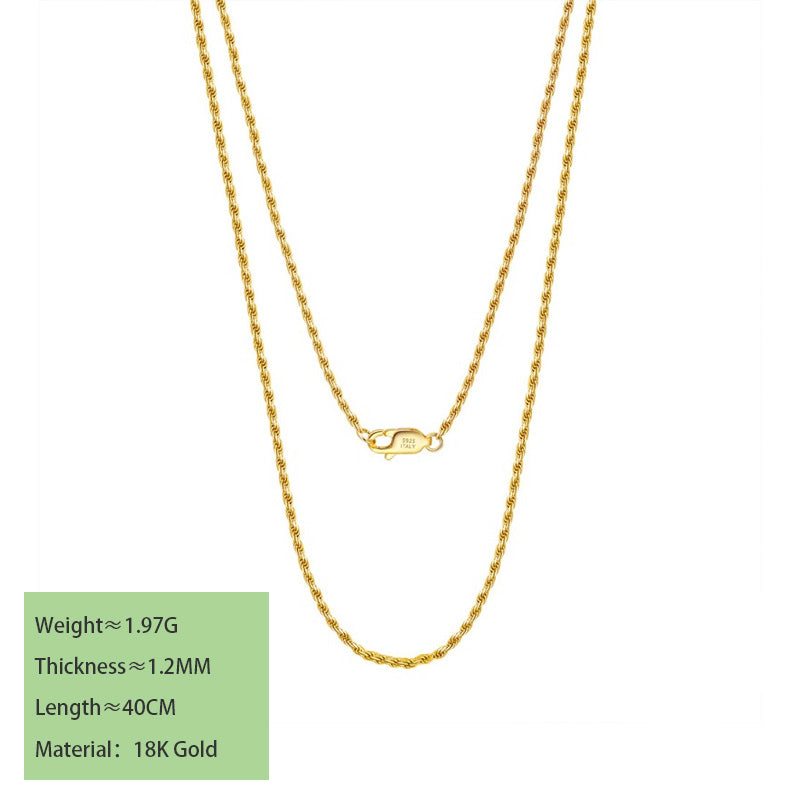 Collar Cadena Torcida