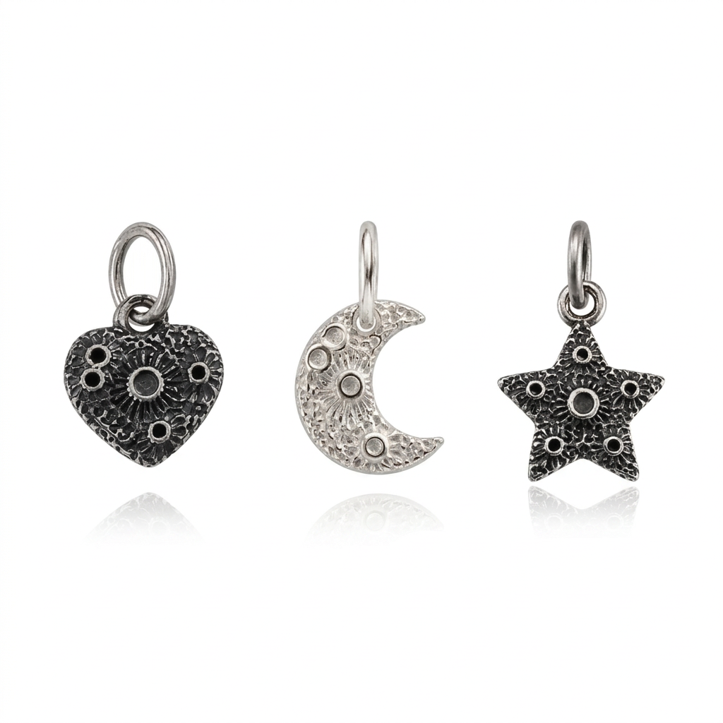 Dije Corazón, Estrella o Luna