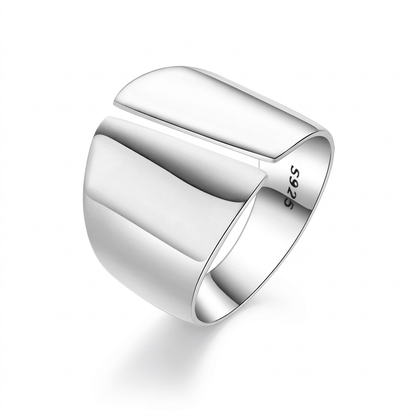 Anillo Liso Pulido Abierto
