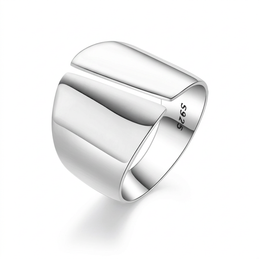 Anillo Liso Pulido Abierto