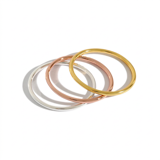 Anillo Líneas Lisas