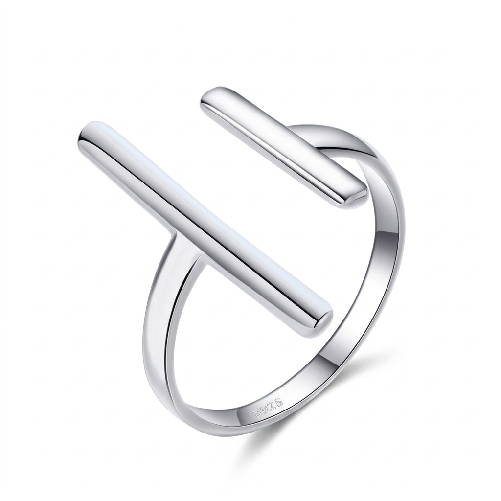 Anillo Barra Lisa Ajustable