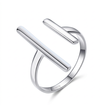 Anillo Barra Lisa Ajustable
