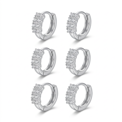 Arracadas con Zirconias de Colores