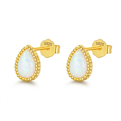 Aretes Gota de Ópalo