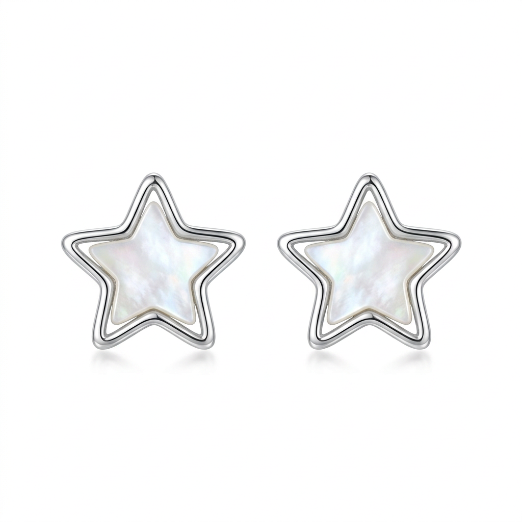 Aretes Estrella de Madreperla