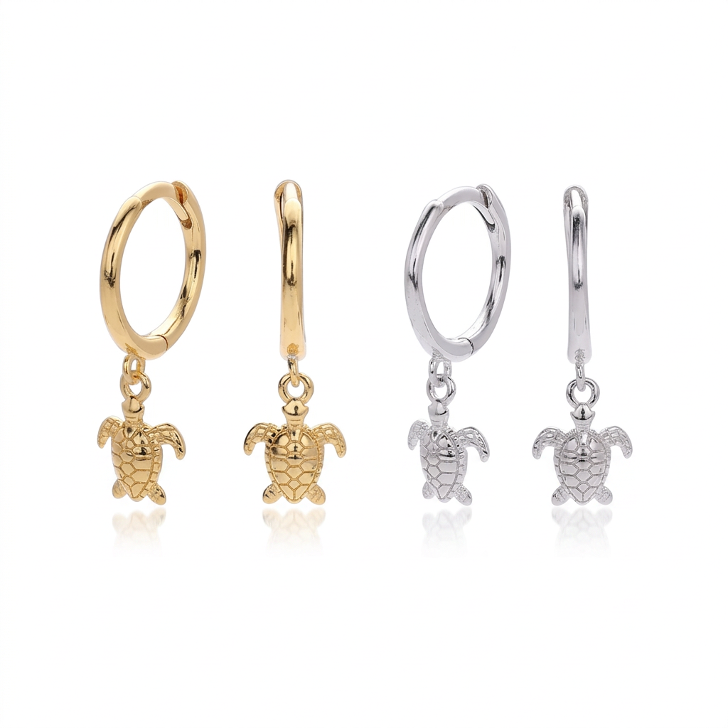 Aretes Colgantes Tortuga