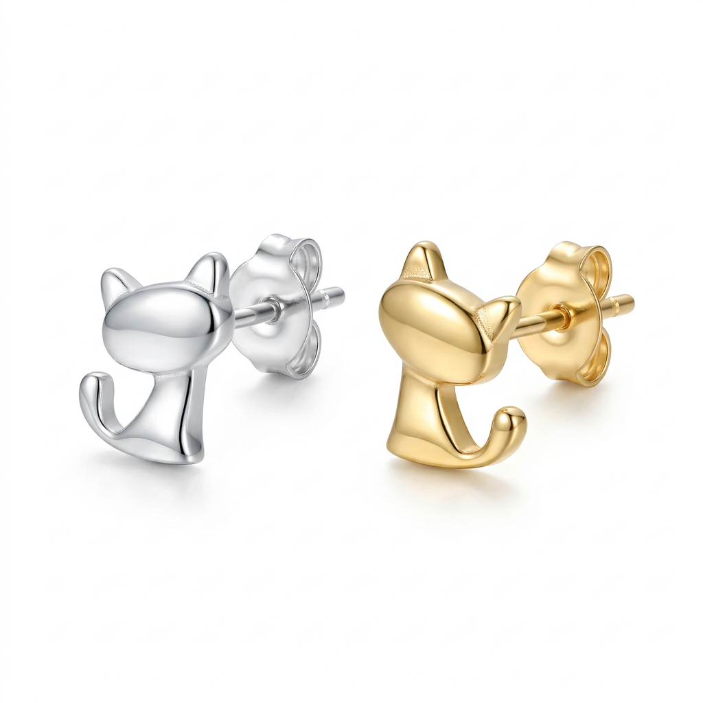 Aretes Mini Gatito