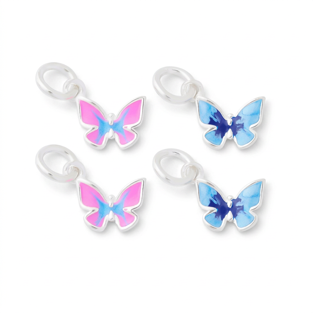 Dije Mariposa Azul o Rosa