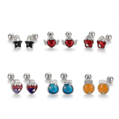 Aretes Largos Botella de los Deseos