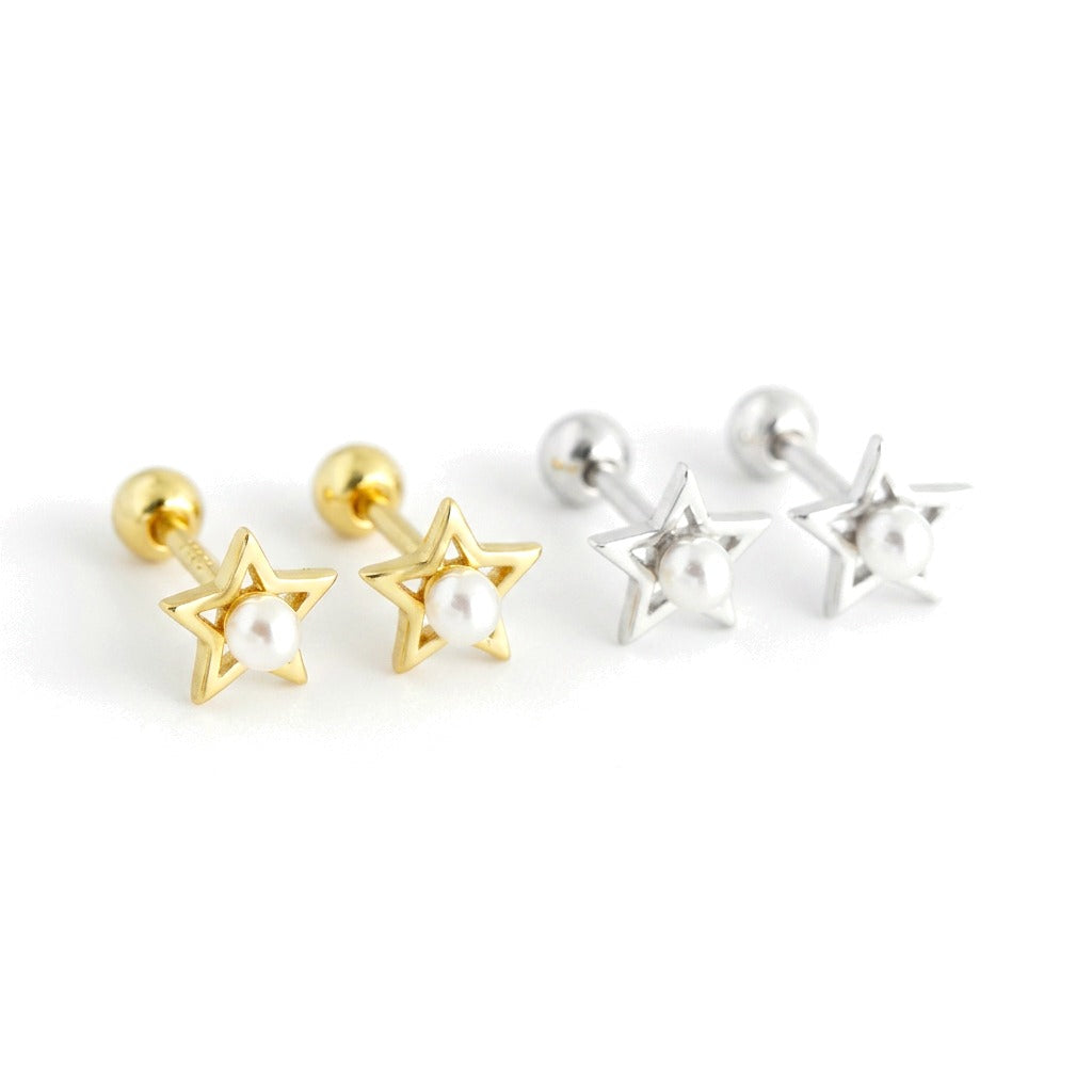 Aretes Estrella y Perla