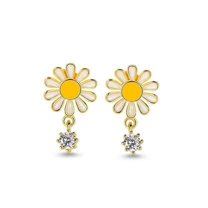 Aretes Margarita con Zirconias