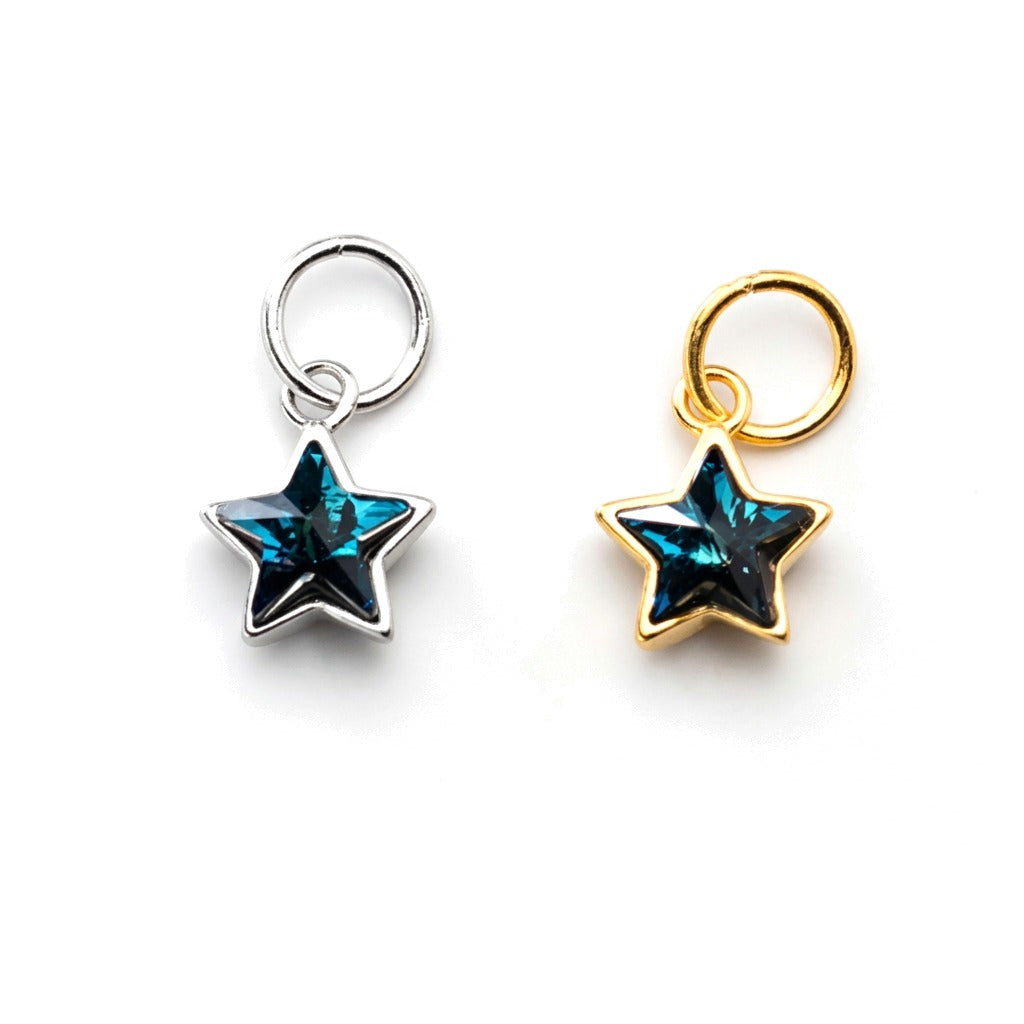 Dije Estrella con Zirconia Azul