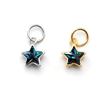Dije Estrella con Zirconia Azul