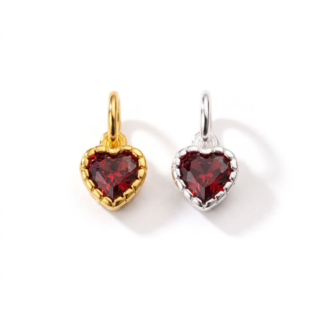 Dije Corazón con Zirconias
