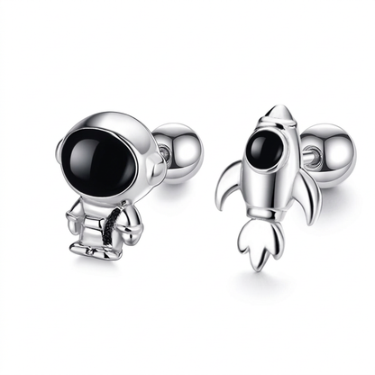 Aretes Astronauta y Cohete
