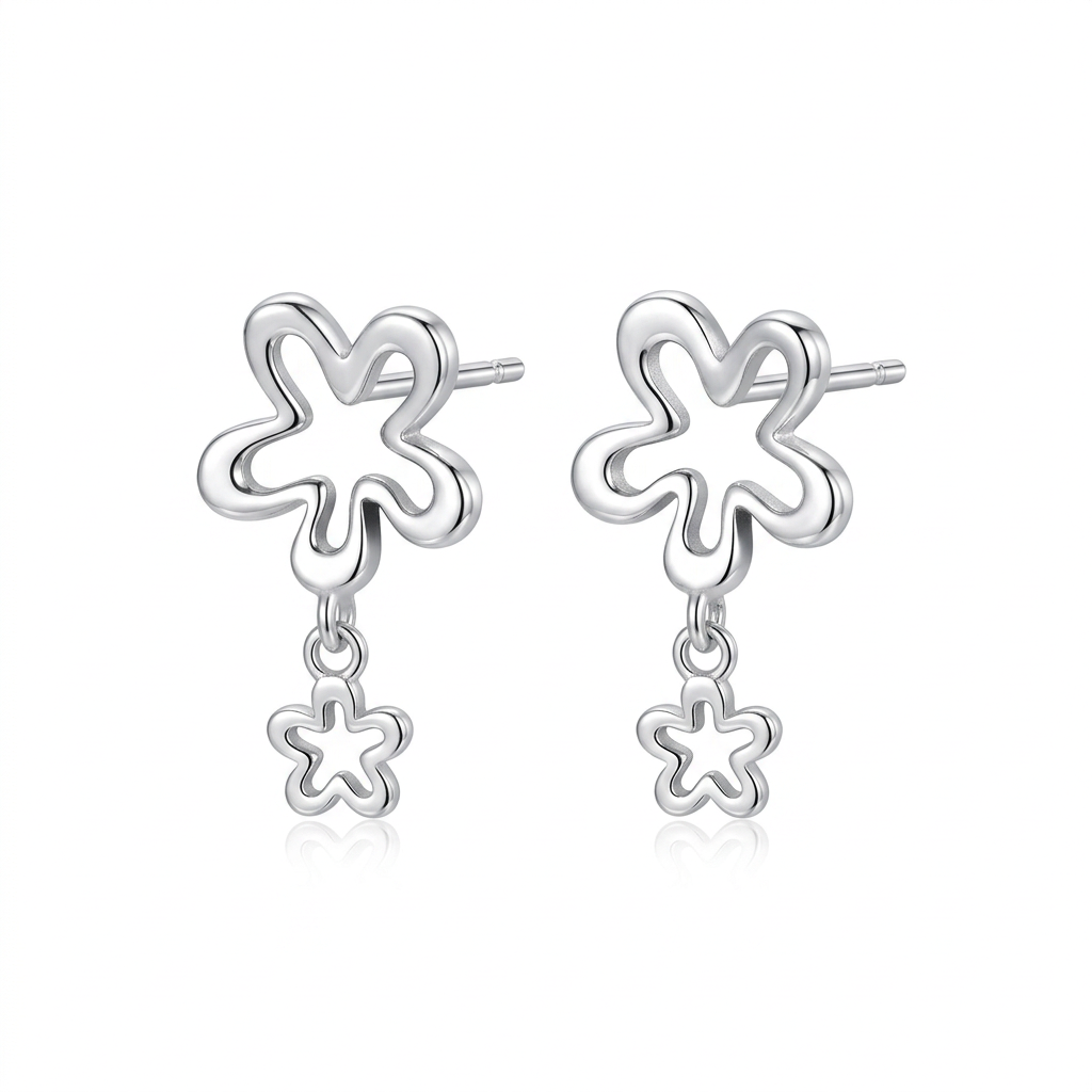 Aretes Dos Flores