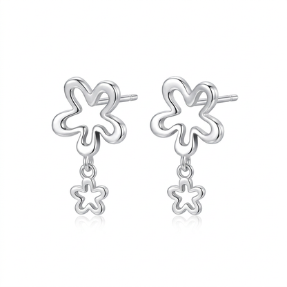 Aretes Dos Flores